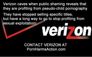 VICTORY: Verizon stopped selling child themed videos we complained about