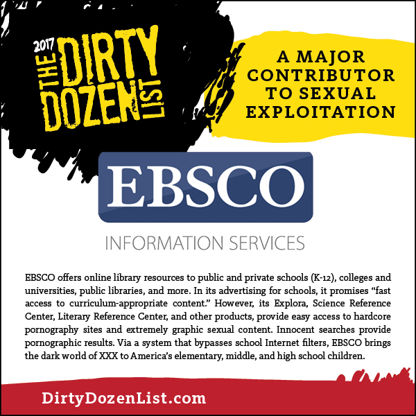 The Case for Naming EBSCO Information Services to the 2017 Dirty Dozen List