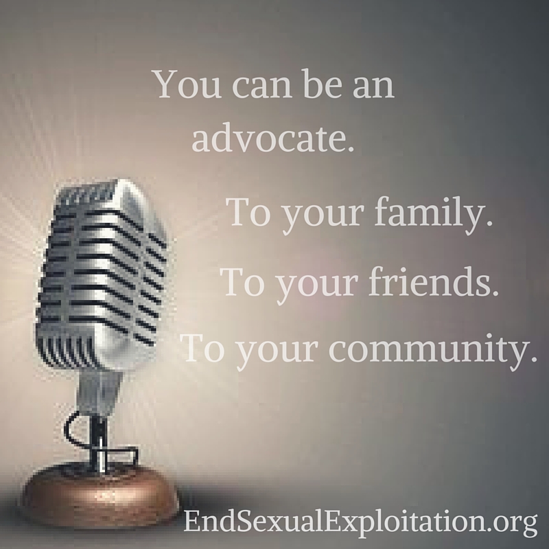 Everyone can be an advocate.