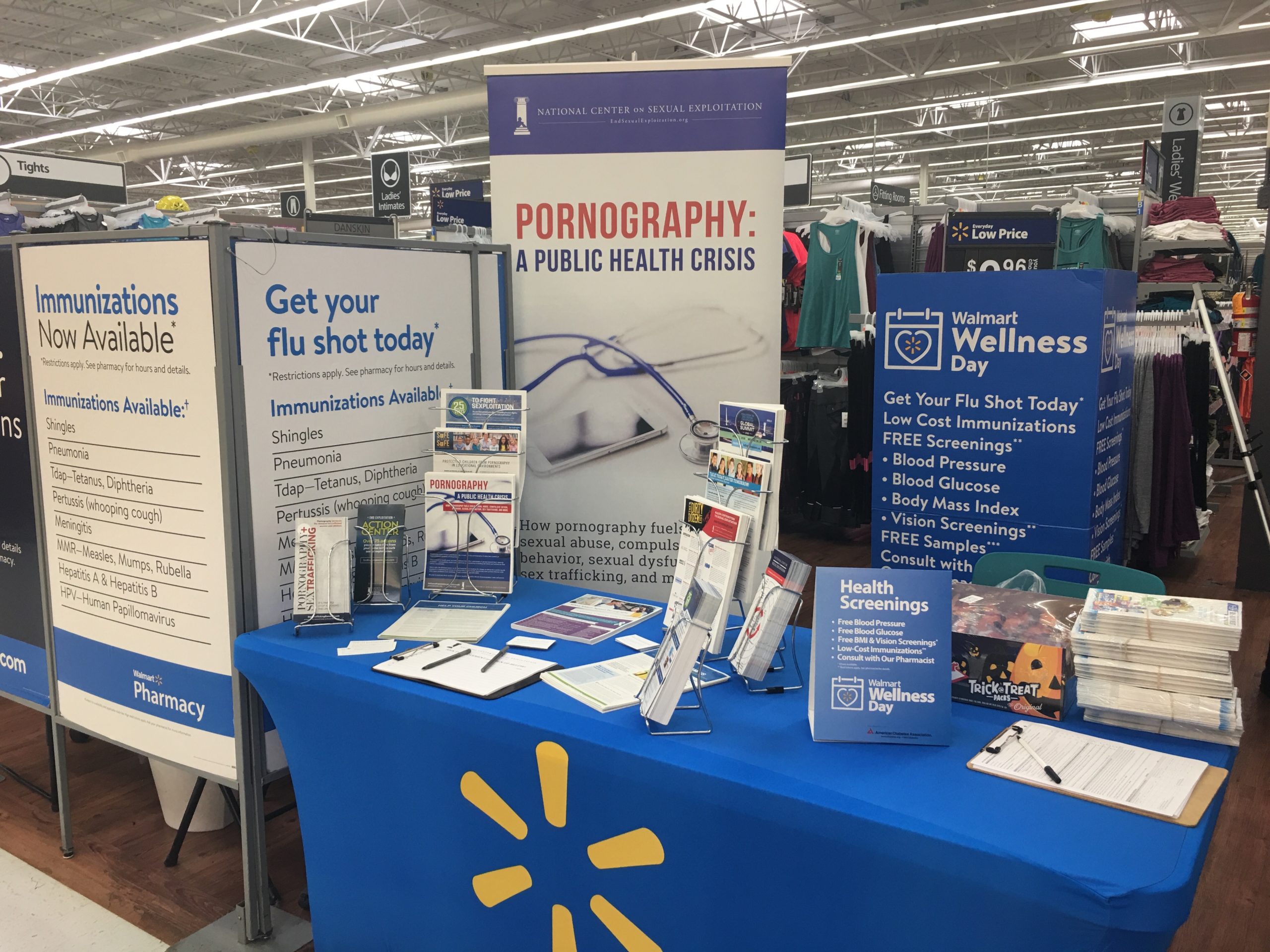 Walmart Public Health Event and PornographyWalmart Public Health Event