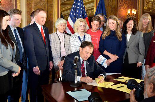 Utah Recognizes Pornography as Public Health Crisis: Ceremonial Signing with Governor Herbert