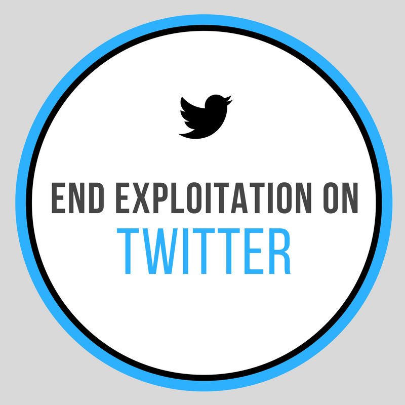 End Exploitation on Twitter