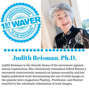 Judith Reisman First Waver explanation