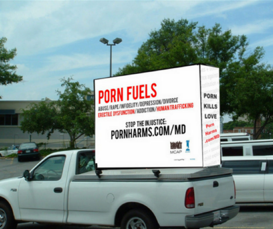 This Mobile Billboard is Raising Awareness about the Harms of Pornography