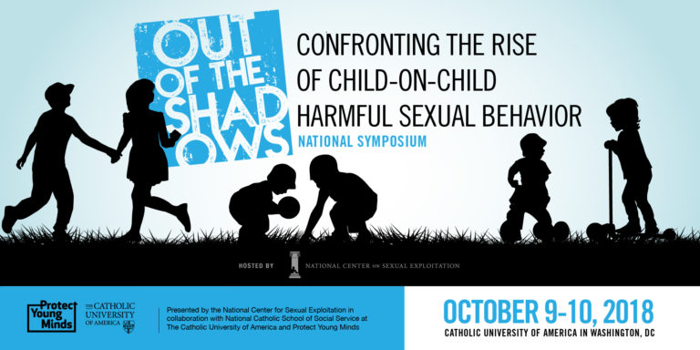 Announcing the "Out of the Shadows: Confronting the Rise of Child-on-Child Harmful Sexual Behavior" National Symposium