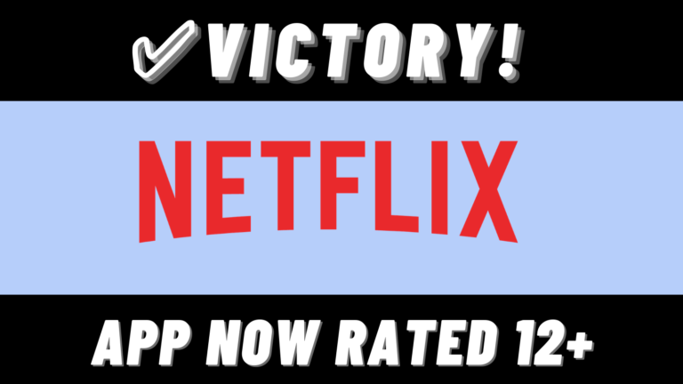 PROGRESS: Netflix changes app ratings!