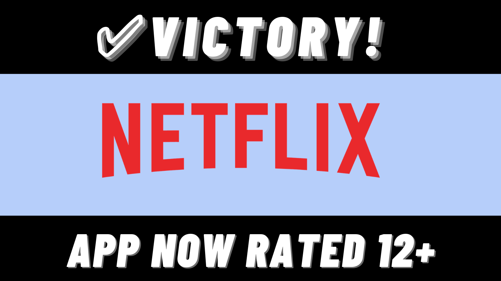 PROGRESS: Netflix changes app ratings!