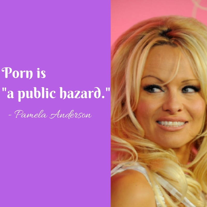 Pamela Anderson Says Porn is "a Public Hazard"