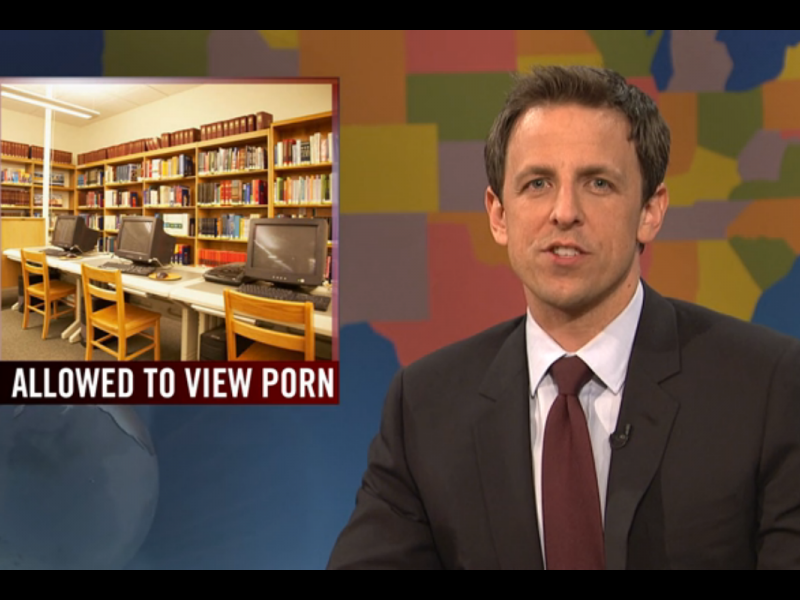 SNL Jokes About the Orland Park Library's Porn Policy