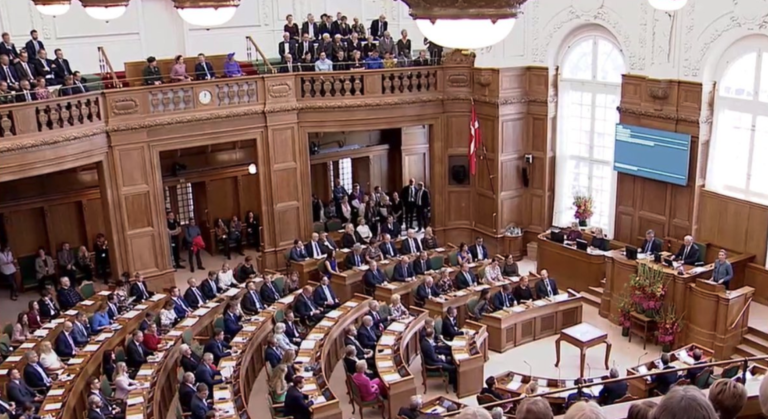 Image of a Danish parliament
