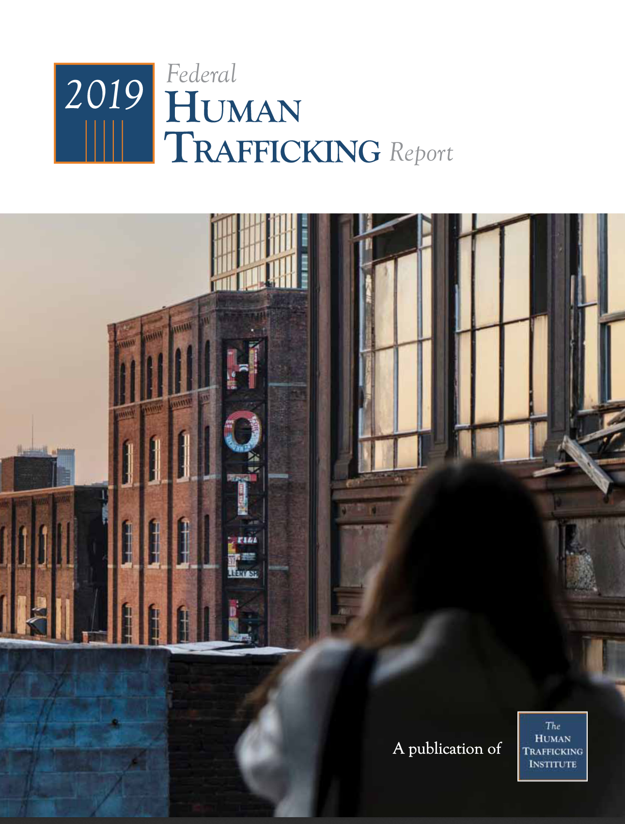 Cover of the 2019 Federal Human Trafficking Report