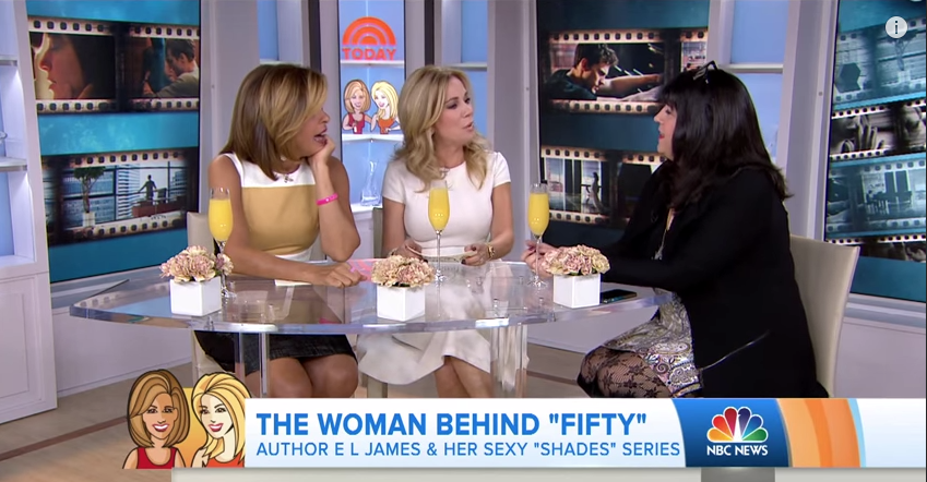 "The Today Show" hosts, Hoda & Kathie Lee interviewed "Fifty Shades of Grey" author, E.L. James.