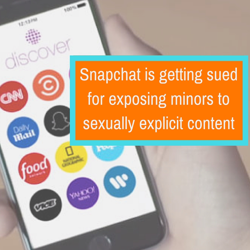 Snapchat "Discover" is Not Safe For Work or Children