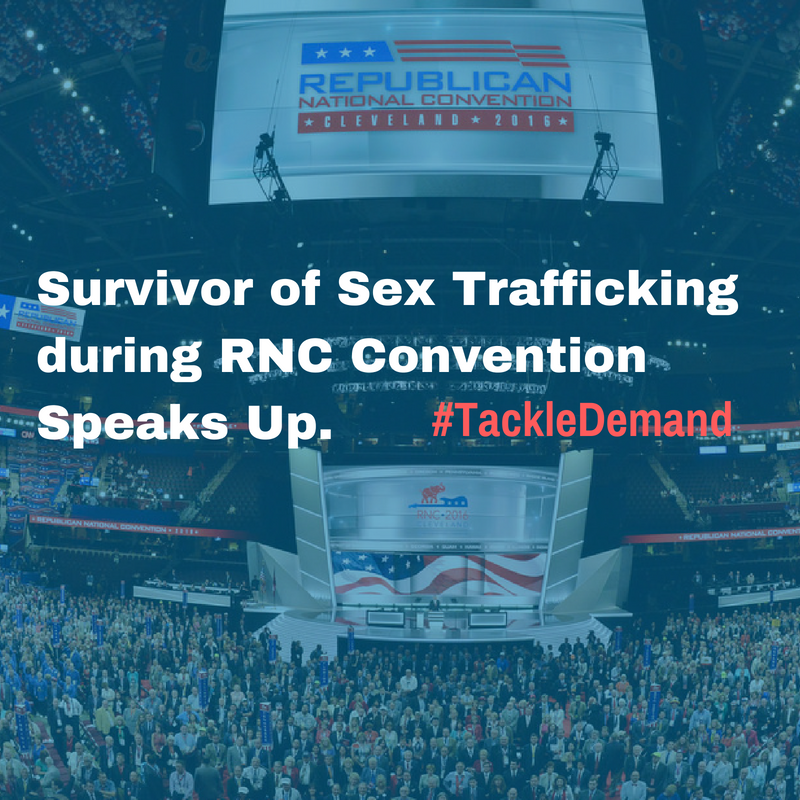Interview A Survivor Of Sex Trafficking During The Rnc Shares Her Story
