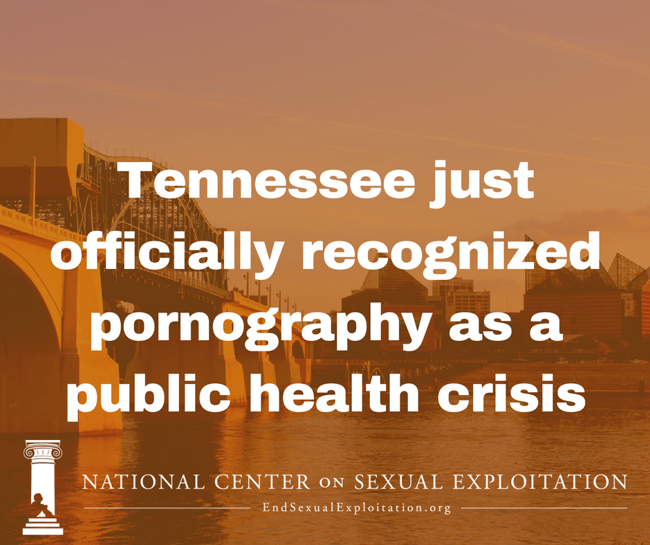 Tennessee public healthTennessee officially declared pornography a public health crisisgovernor signing