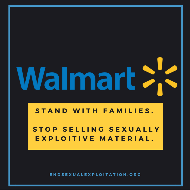 Wal-Mart Sells Sexually Exploitive Magazines