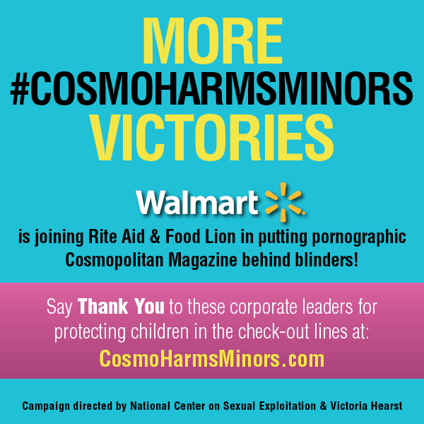 Walmart to put Cosmopolitan Magazine Behind Blinders