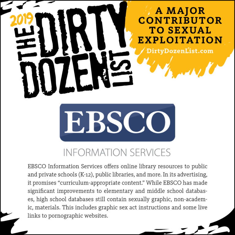 Dirty Dozen List 2019 - EBSCO