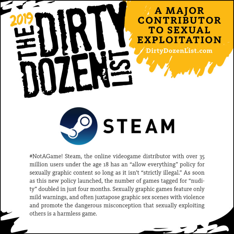 Dirty Dozen List 2019 - Steam