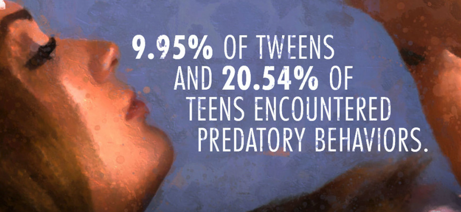 In 2021, according to Bark's annual report, 9.95 % of tweens and 20.54% of teens encountered predatory behavior on social media platforms