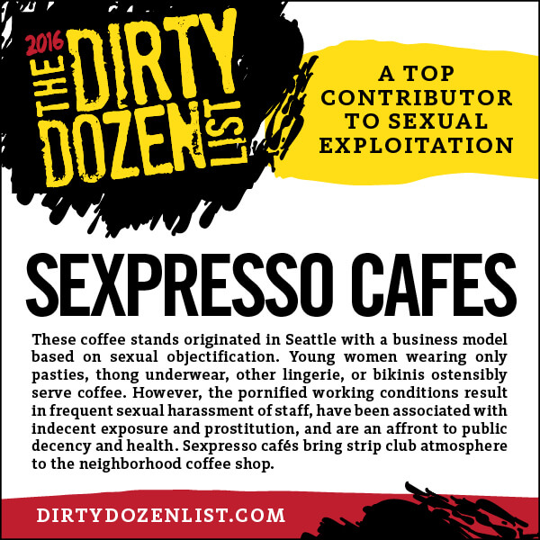 Dirty Dozen List 2016 - Sexpresso Cafes square
