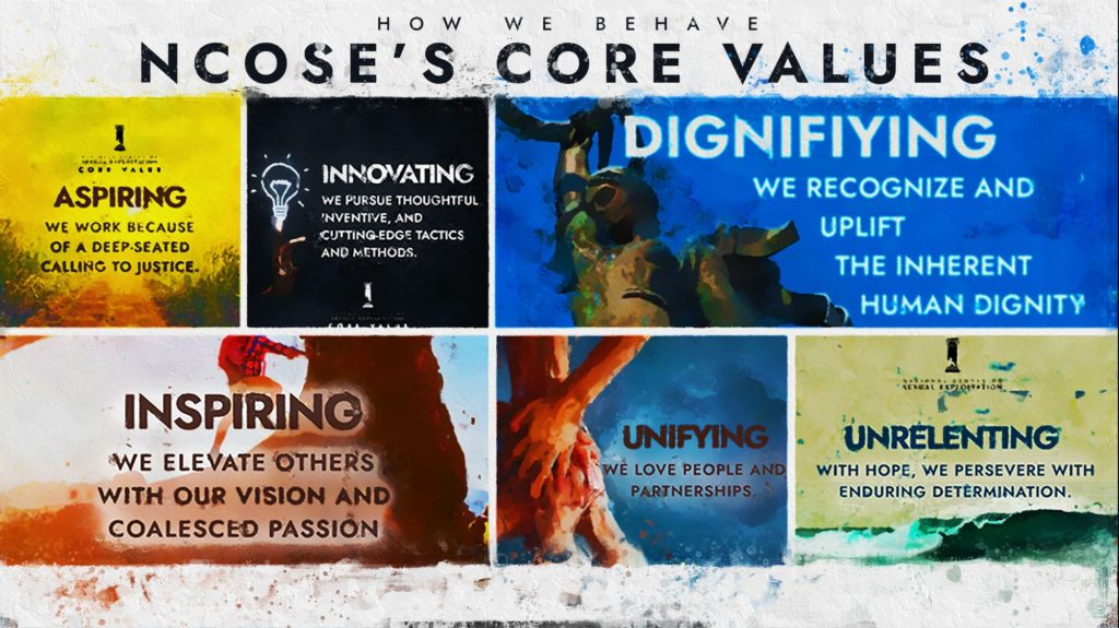 NCOSE Core Values