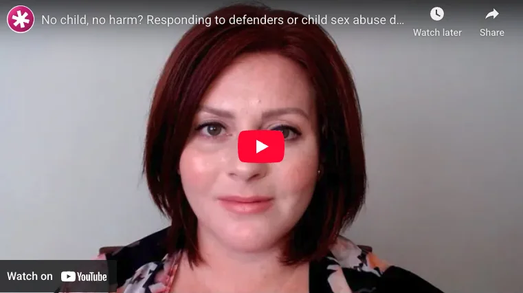 No child, no harm? Responding to defenders or child sex abuse dolls