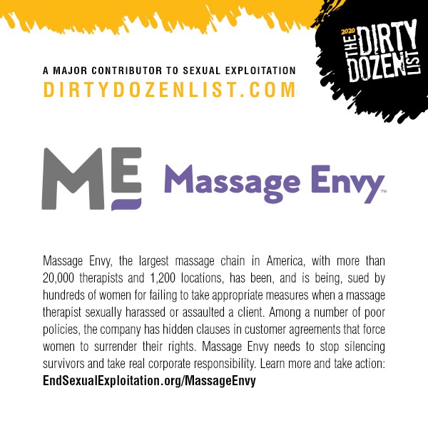 Dirty Dozen List 2020 - Massage Envy