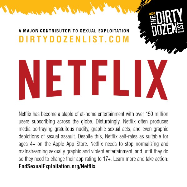 Dirty Dozen List 2020 - Netflix