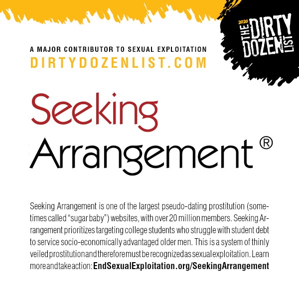 Dirty Dozen List 2020 - Seeking Arrangement