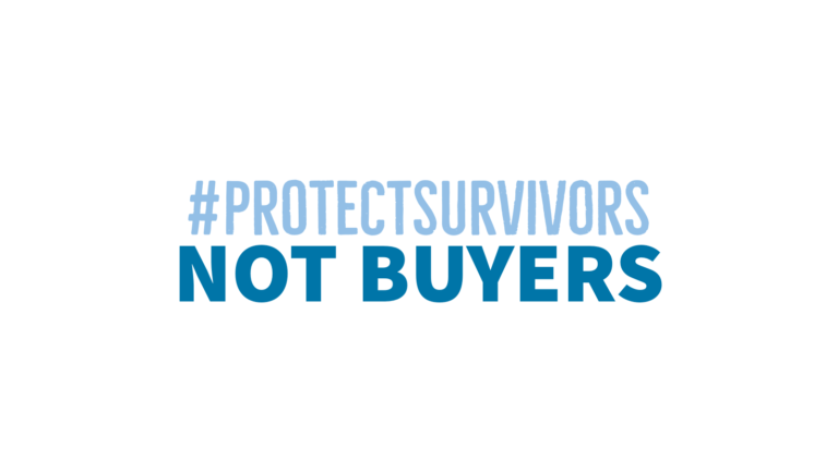 Protect Survivors, Not Buyers